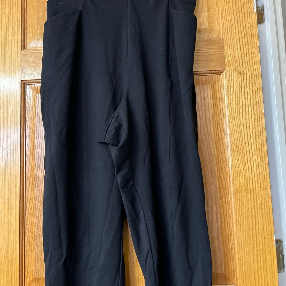 Black High-Waisted Pants